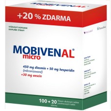 Mobivenal 120таб. против тяжести в ногах или их отечности Mobivenal 120таб. против тяжести в ногах или их отечности