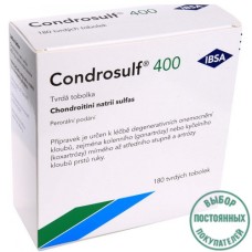 CONDROSULF 180x400мг для лечения артроза и остеоартрита CONDROSULF 180x400мг для лечения артроза и остеоартрита