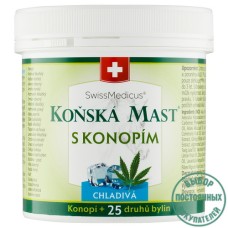 Конская мазь с коноплёй охлаждающая Конская мазь с коноплёй охлаждающая