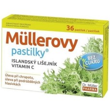 Müllerovy пастилки с исландским лишайником без сахара Müllerovy пастилки с исландским лишайником без сахара