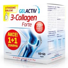 Gelactiv 3-Collagen Forte АКЦИЯ! ОГРАНИЧЕННАЯ СЕРИЯ 120капсул!